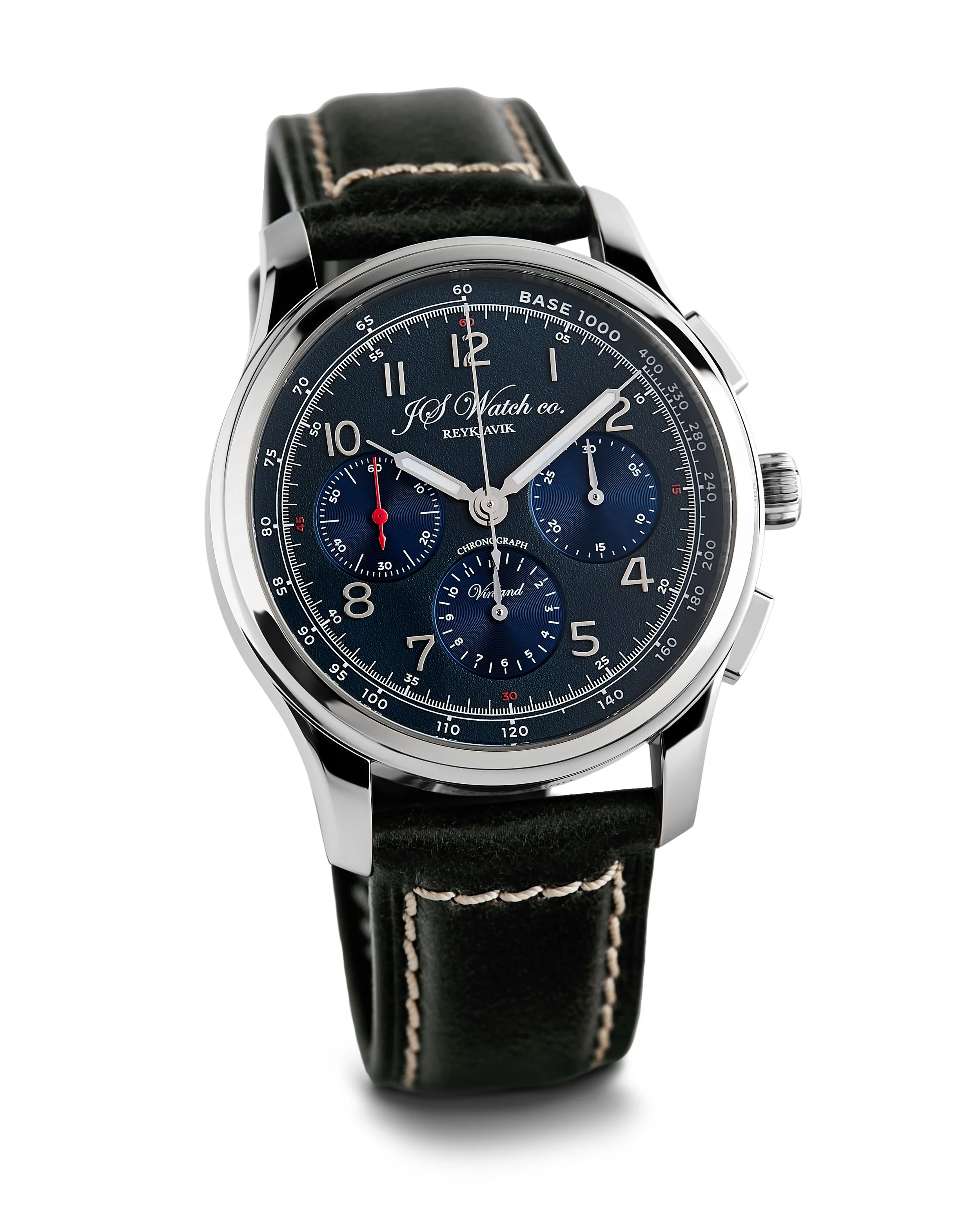 時計 Vvnn3468 JS Watch Company Reykjavik — Vínland Chronograph Tachymeter - Blue
